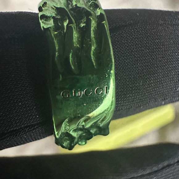 Gucci Green and Pink Gemstone Ring - Picture 5 of 6